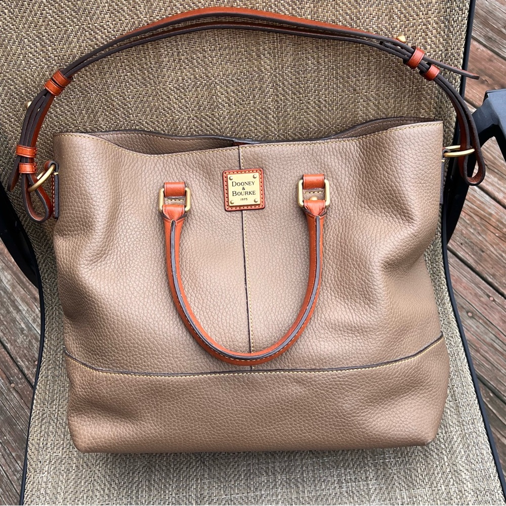 Dooney & Bourke CHELSEA SHOPPER TOTE Shoulder Handbag TAUPE